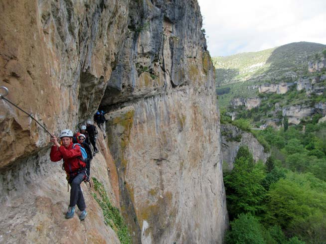 Via Ferrata et via cordata avec Escalade Pau