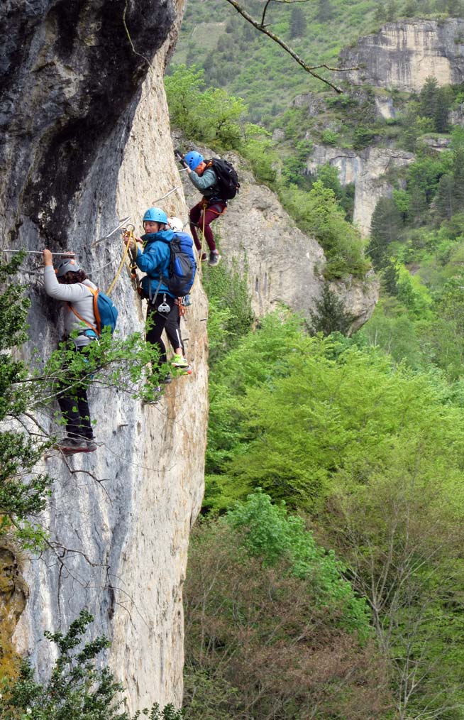 Via ferrata avec escalade Pau